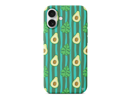 Avokado Lansman Model İçi Kadife Silikon Telefon Kılıfı – Plus Serisine Özel