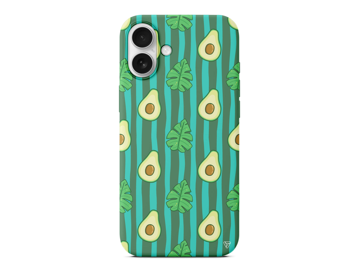 Avokado Lansman Model İçi Kadife Silikon Telefon Kılıfı