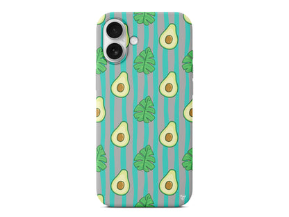 Avokado Lansman Model İçi Kadife Silikon Telefon Kılıfı