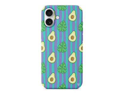 Avokado Lansman Model İçi Kadife Silikon Telefon Kılıfı – Plus Serisine Özel
