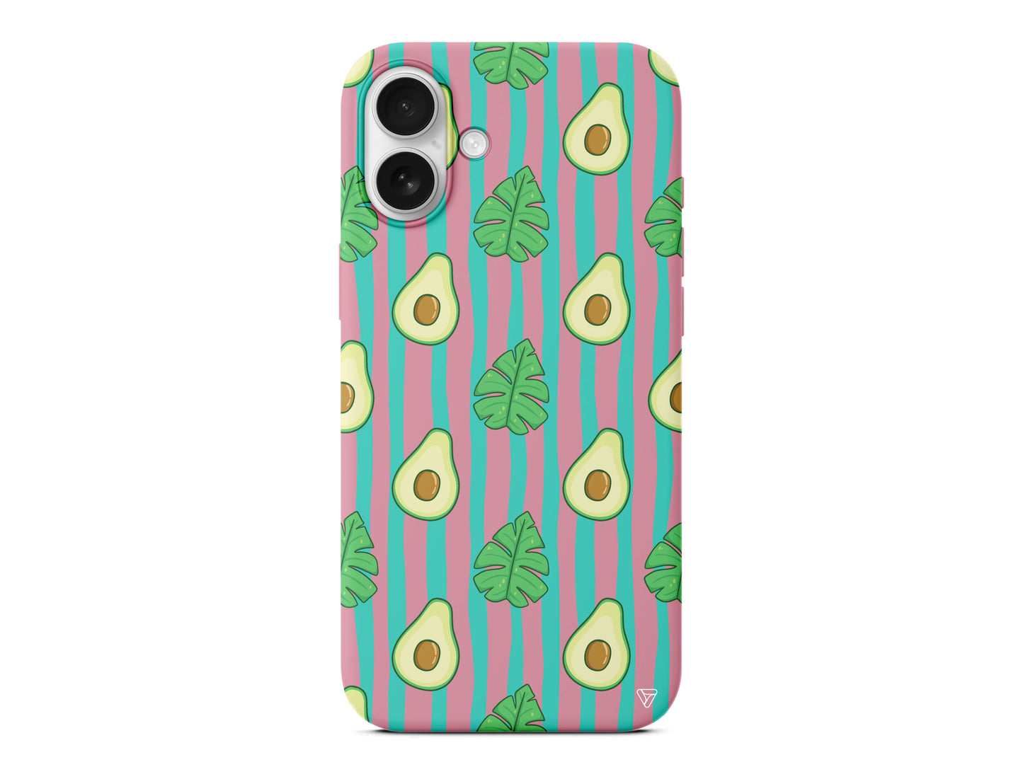 Avokado Lansman Model İçi Kadife Silikon Telefon Kılıfı