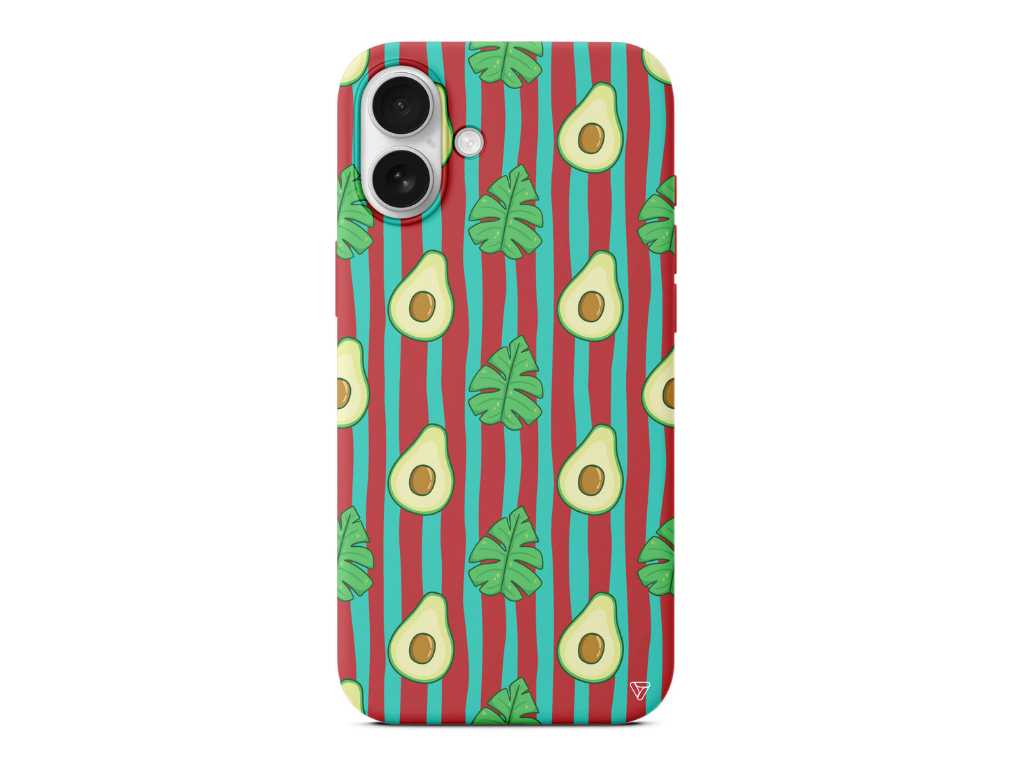 Avokado Lansman Model İçi Kadife Silikon Telefon Kılıfı – Plus Serisine Özel