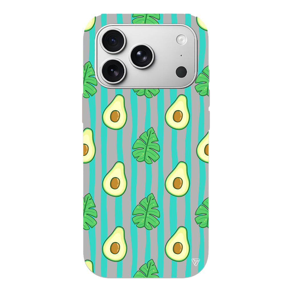 Avokado Lansman Model İçi Kadife Silikon Telefon Kılıfı