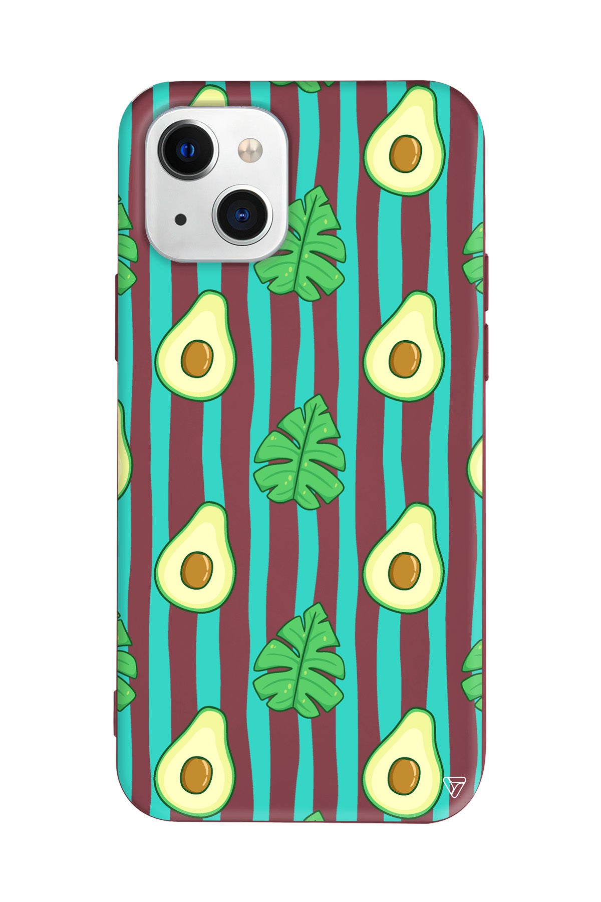 Avokado Lansman Model İçi Kadife Silikon Telefon Kılıfı – Plus Serisine Özel