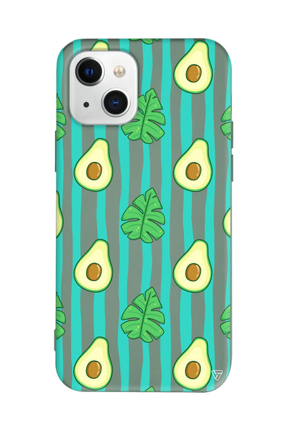 Avokado Lansman Model İçi Kadife Silikon Telefon Kılıfı
