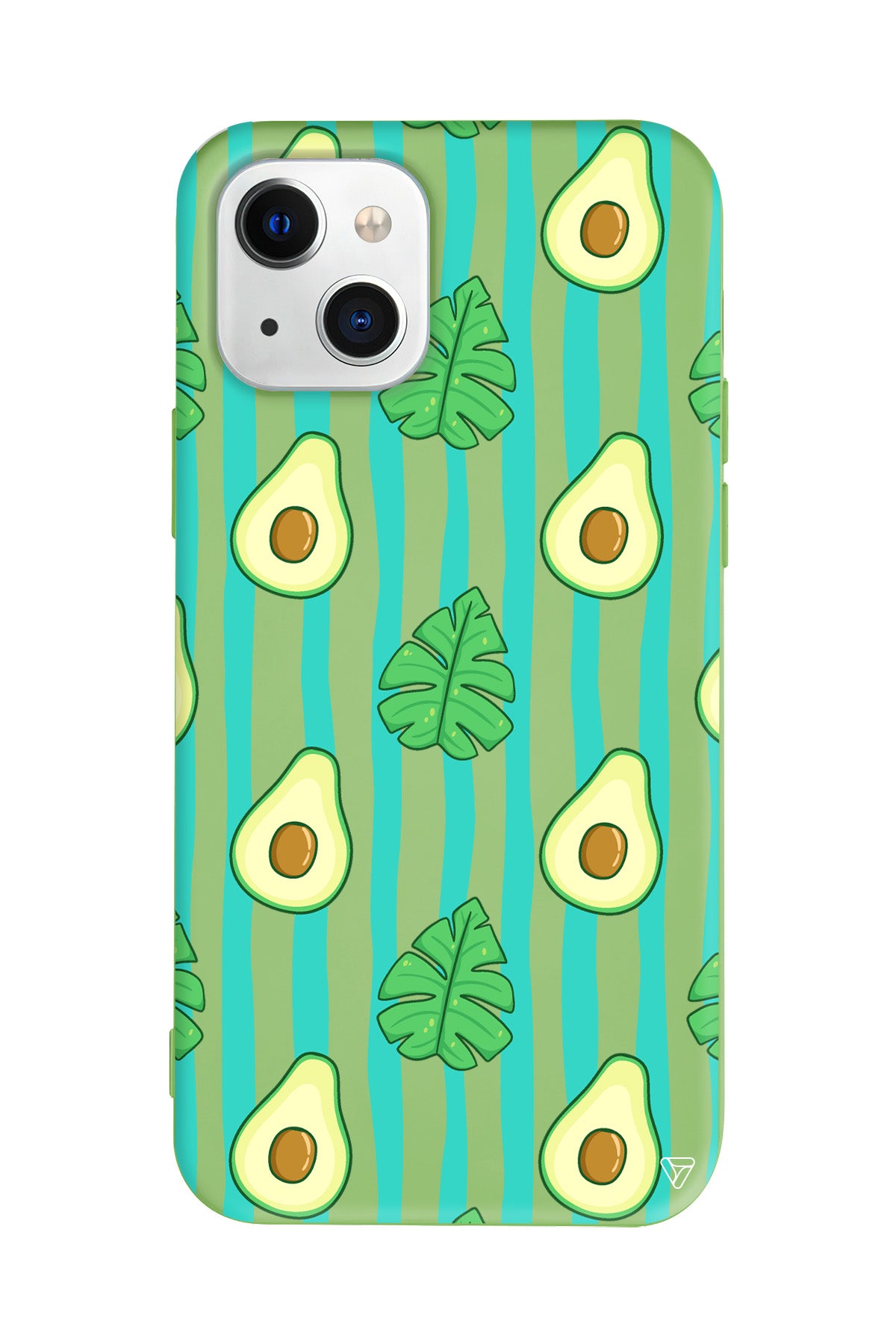 Avokado Lansman Model İçi Kadife Silikon Telefon Kılıfı