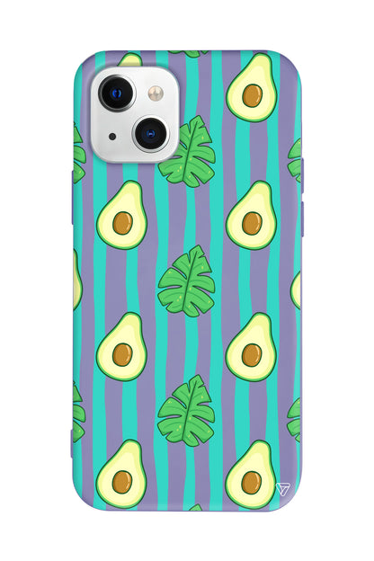 Avokado Lansman Model İçi Kadife Silikon Telefon Kılıfı – Plus Serisine Özel