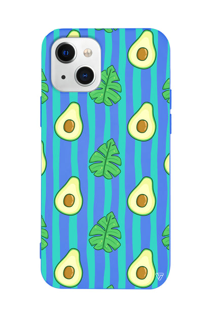 Avokado Lansman Model İçi Kadife Silikon Telefon Kılıfı – Plus Serisine Özel