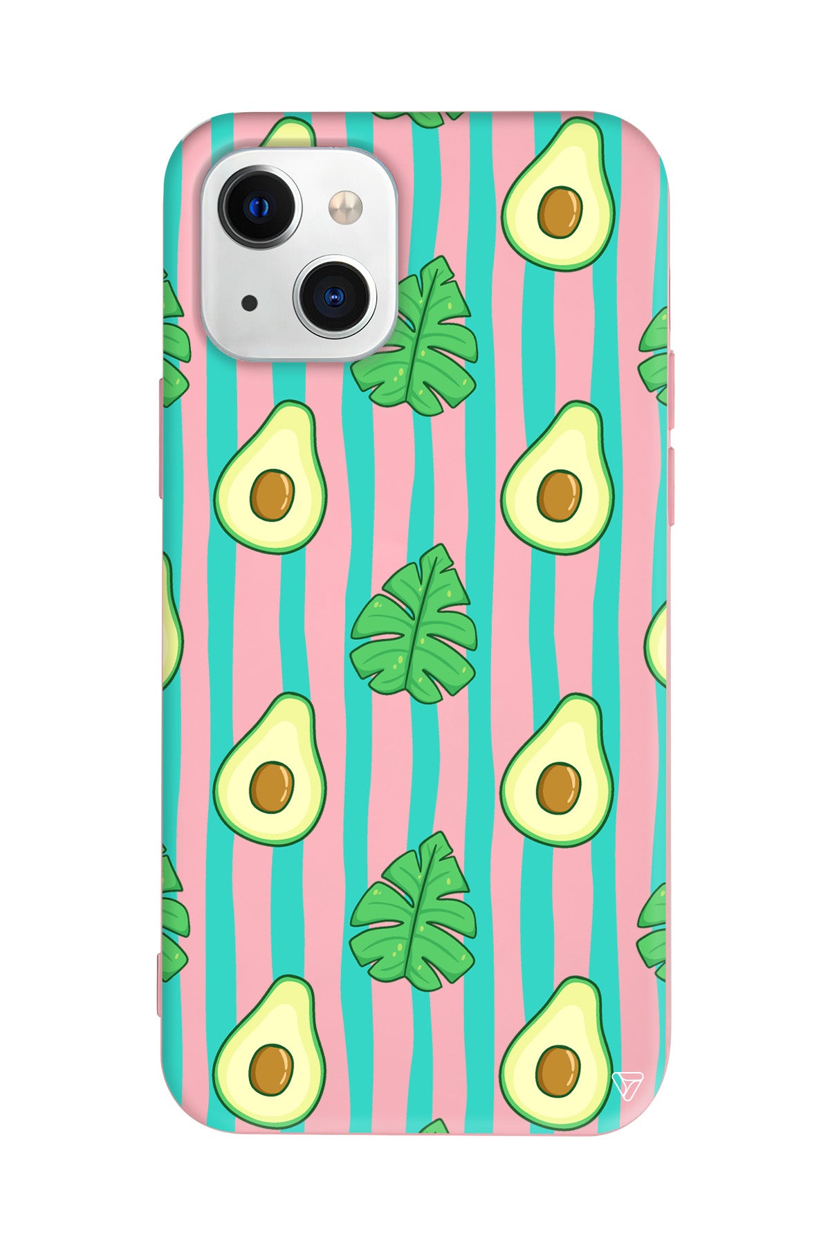 Avokado Lansman Model İçi Kadife Silikon Telefon Kılıfı – Plus Serisine Özel