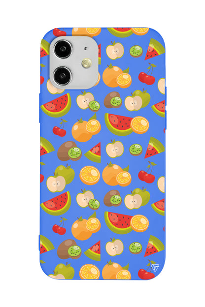 Meyve Bahcesi Lansman Model İçi Kadife Silikon Telefon Kılıfı