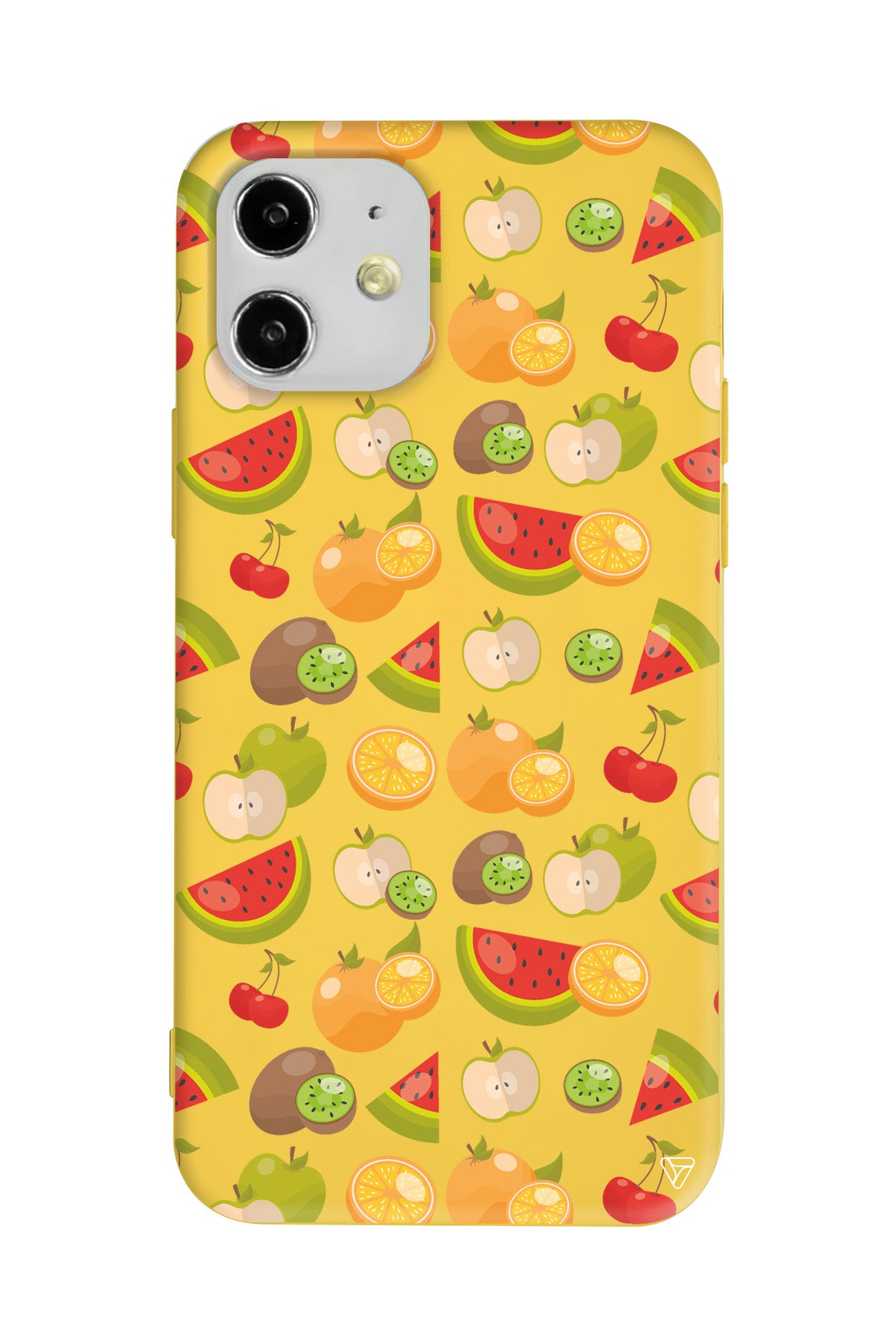 Meyve Bahcesi Lansman Model İçi Kadife Silikon Telefon Kılıfı