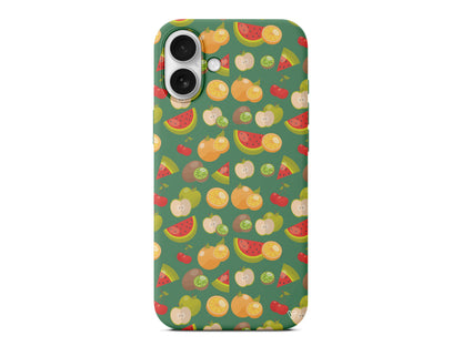 Meyve Bahcesi Lansman Model İçi Kadife Silikon Telefon Kılıfı