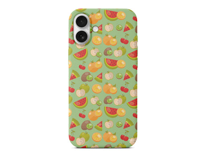 Meyve Bahcesi Lansman Model İçi Kadife Silikon Telefon Kılıfı