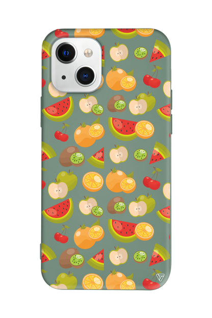 Meyve Bahcesi Lansman Model İçi Kadife Silikon Telefon Kılıfı – Plus Serisine Özel