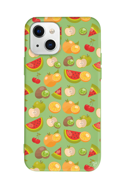 Meyve Bahcesi Lansman Model İçi Kadife Silikon Telefon Kılıfı – Plus Serisine Özel