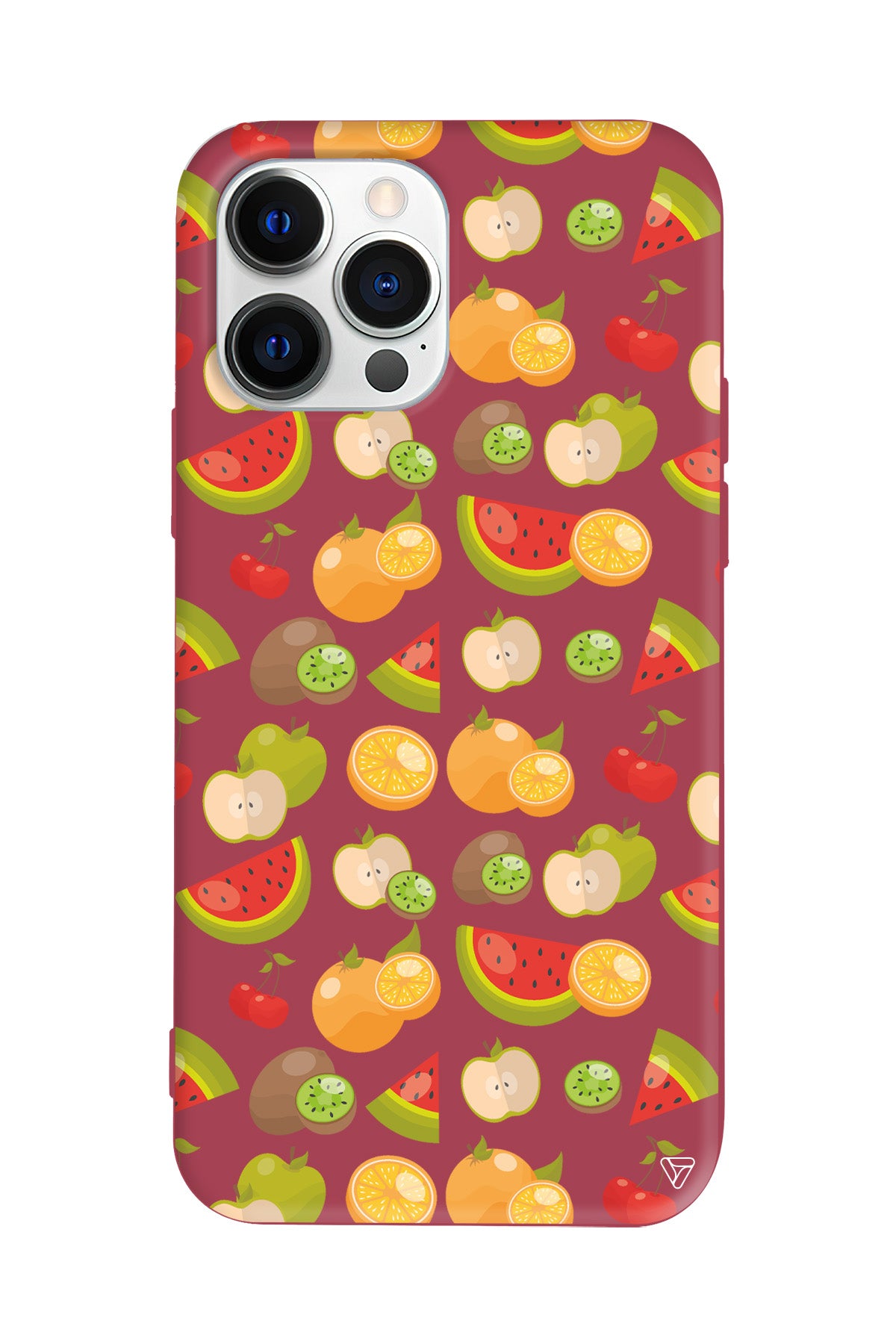 Meyve Bahcesi Lansman Model İçi Kadife Silikon Telefon Kılıfı