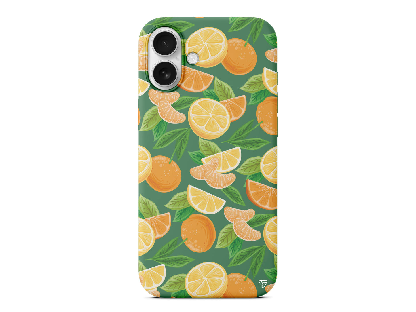 Portakal Dilimleri Lansman Model İçi Kadife Silikon Telefon Kılıfı