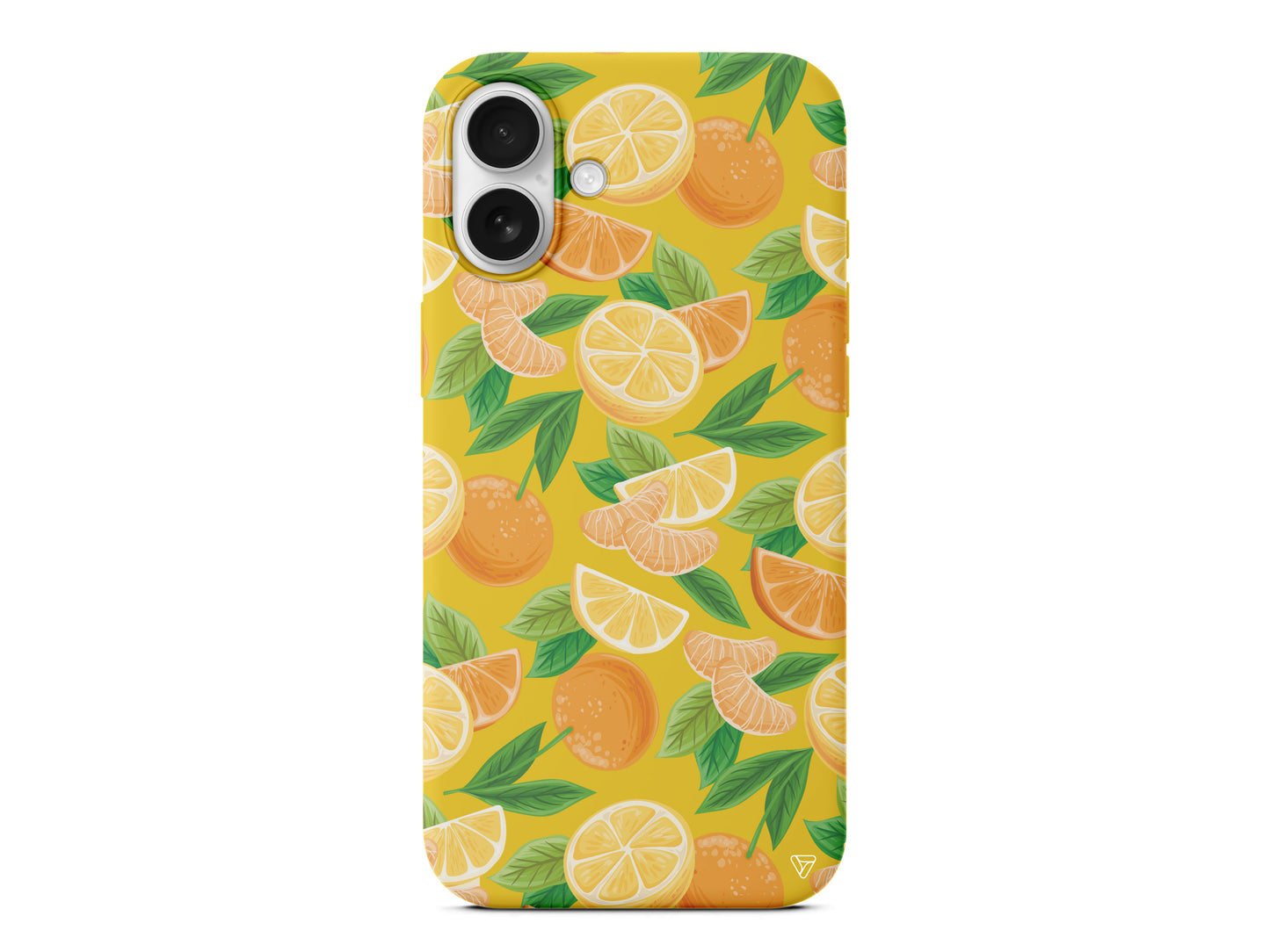 Portakal Dilimleri Lansman Model İçi Kadife Silikon Telefon Kılıfı