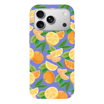 Portakal Dilimleri Lansman Model İçi Kadife Silikon Telefon Kılıfı