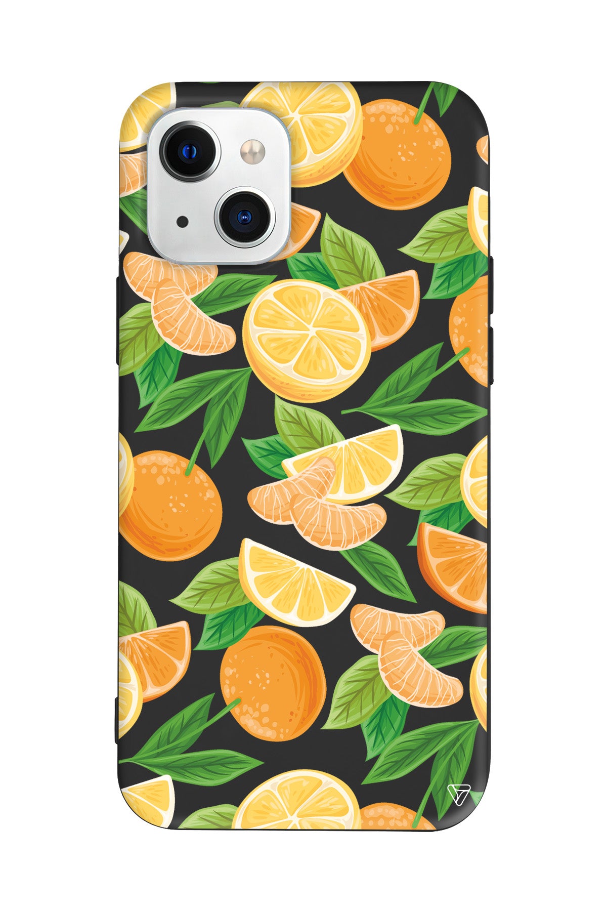 Portakal Dilimleri Lansman Model İçi Kadife Silikon Telefon Kılıfı – Plus Serisine Özel