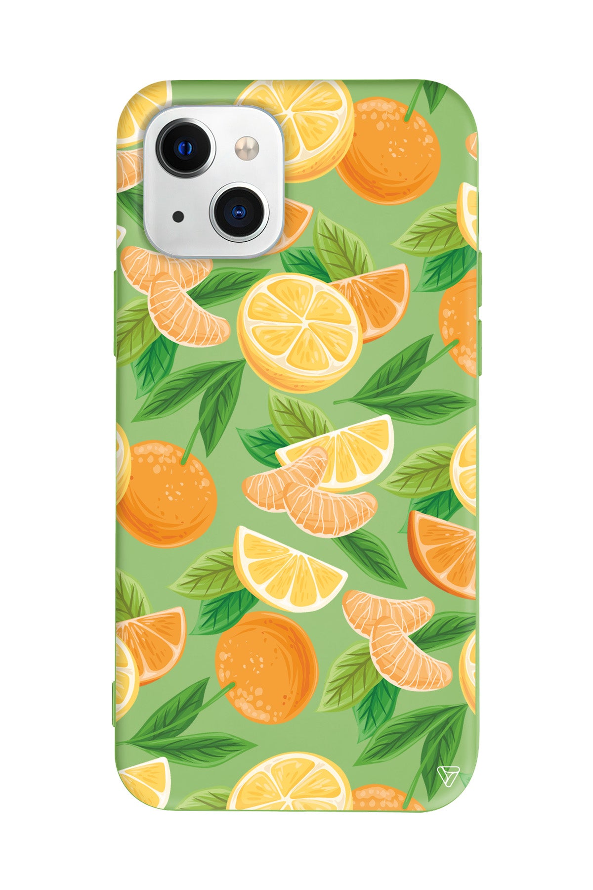 Portakal Dilimleri Lansman Model İçi Kadife Silikon Telefon Kılıfı – Plus Serisine Özel