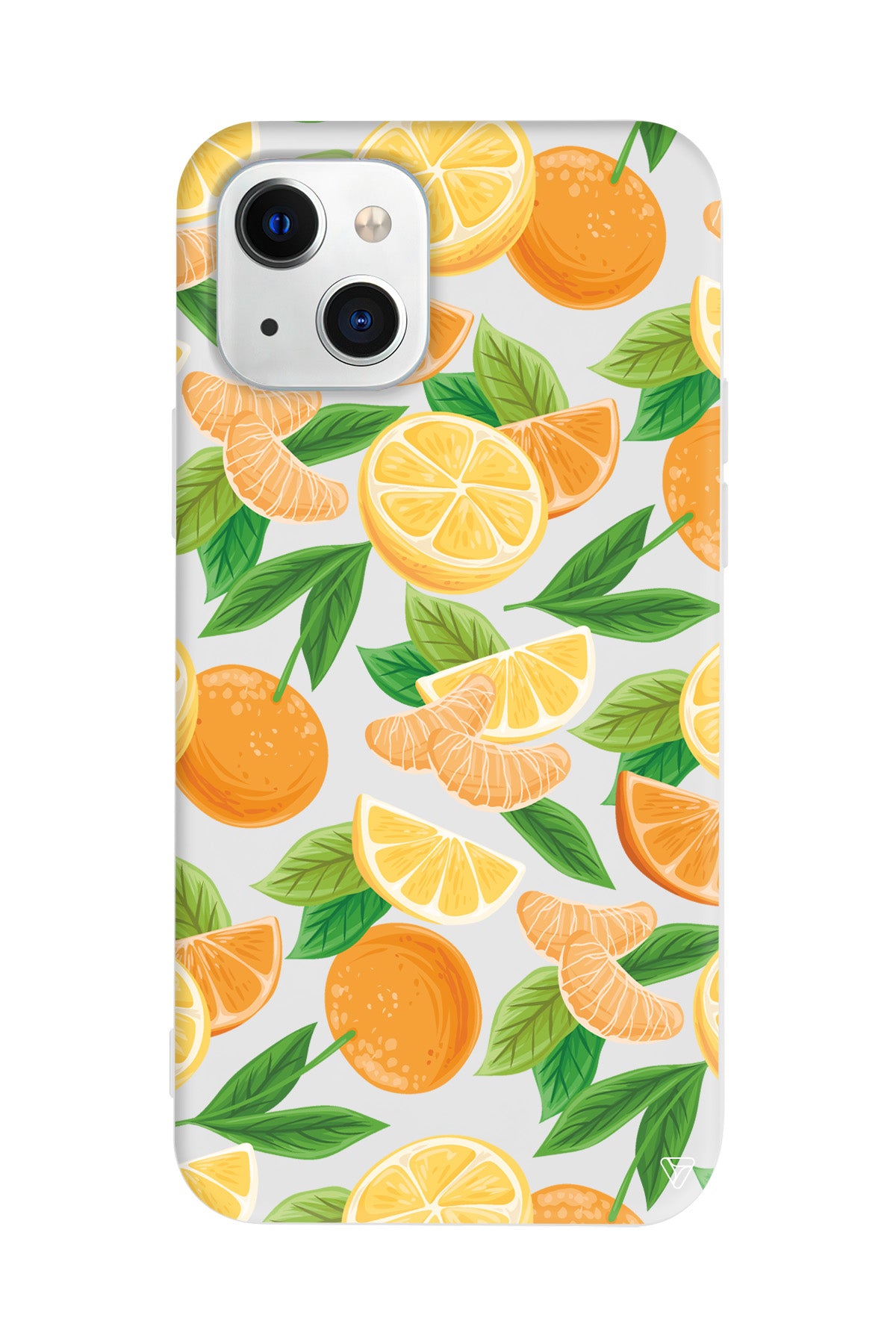 Portakal Dilimleri Lansman Model İçi Kadife Silikon Telefon Kılıfı – Plus Serisine Özel