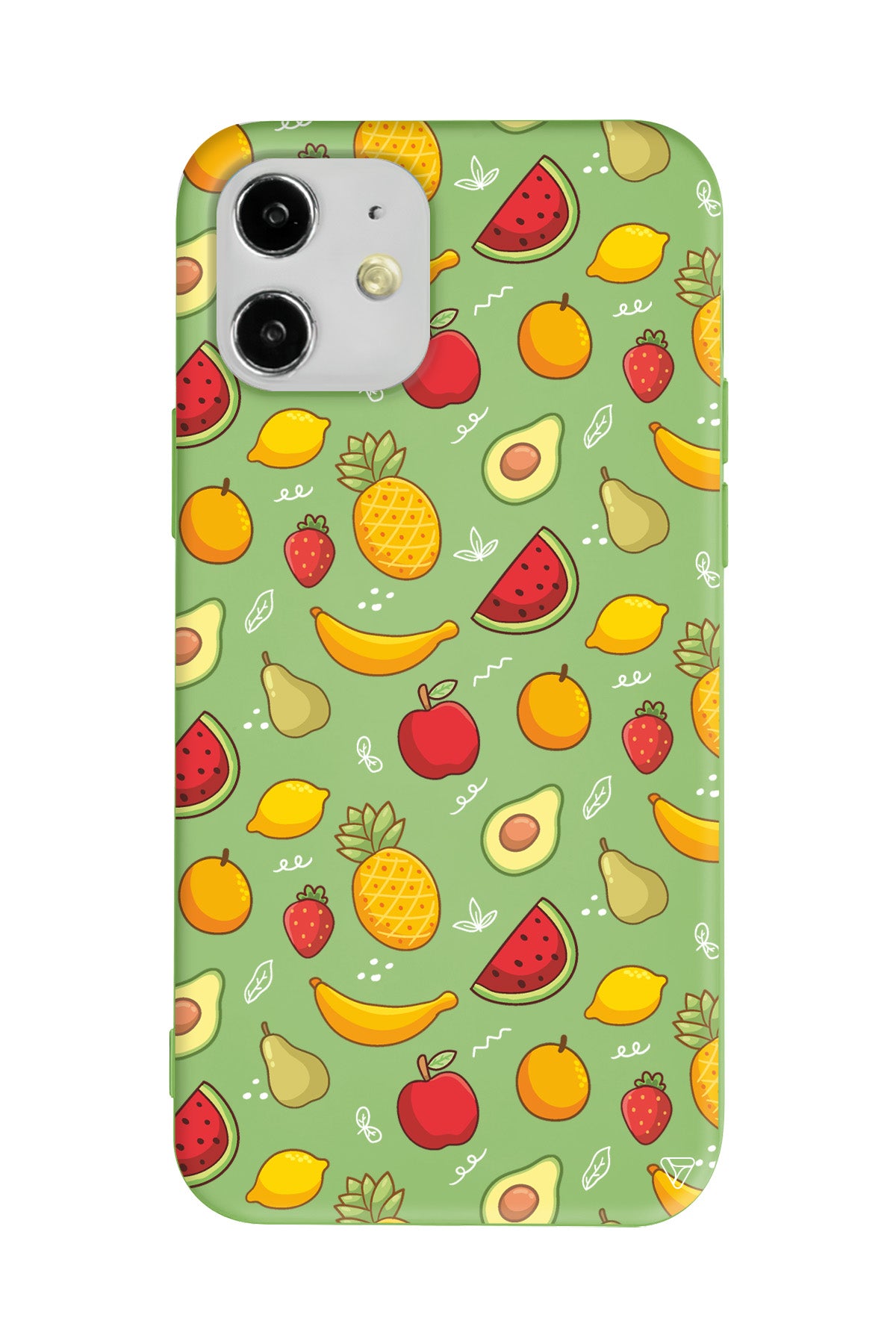 Minik Meyveler Lansman Model İçi Kadife Silikon Telefon Kılıfı