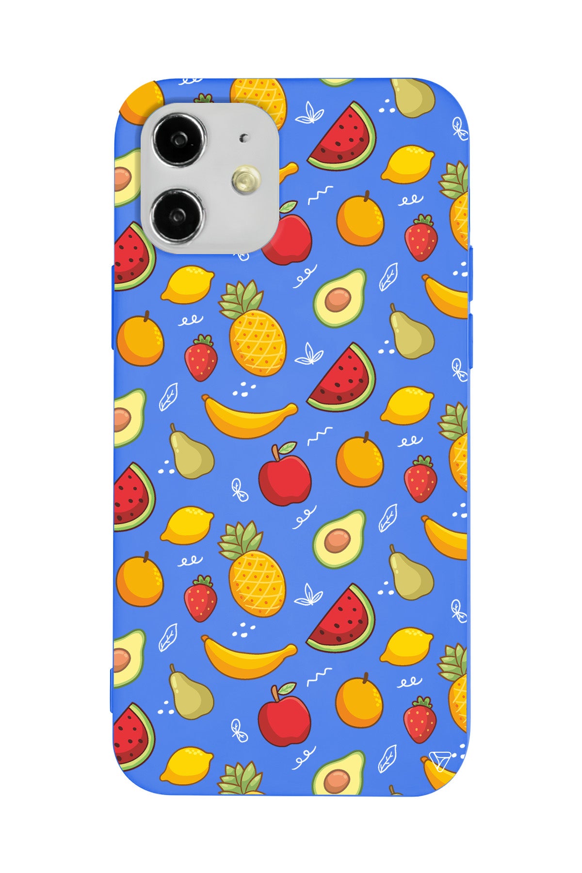 Minik Meyveler Lansman Model İçi Kadife Silikon Telefon Kılıfı