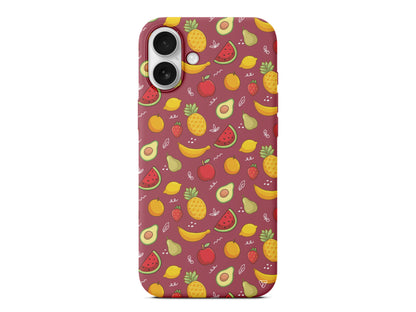 Minik Meyveler Lansman Model İçi Kadife Silikon Telefon Kılıfı – Plus Serisine Özel