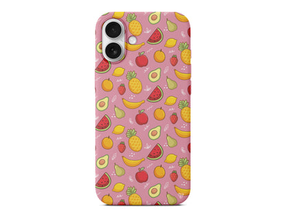 Minik Meyveler Lansman Model İçi Kadife Silikon Telefon Kılıfı – Plus Serisine Özel