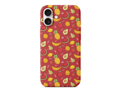 Minik Meyveler Lansman Model İçi Kadife Silikon Telefon Kılıfı – Plus Serisine Özel