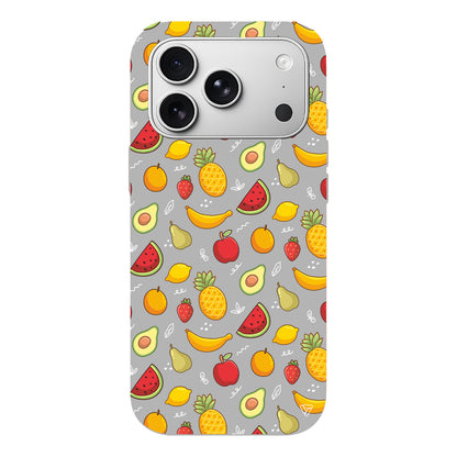 Minik Meyveler Lansman Model İçi Kadife Silikon Telefon Kılıfı