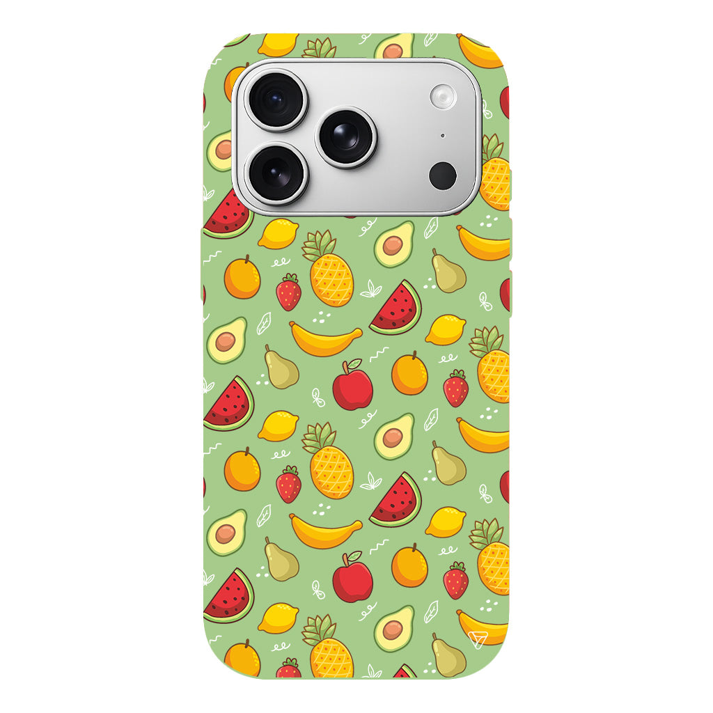 Minik Meyveler Lansman Model İçi Kadife Silikon Telefon Kılıfı