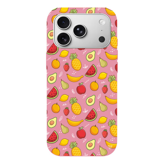 Minik Meyveler Lansman Model İçi Kadife Silikon Telefon Kılıfı