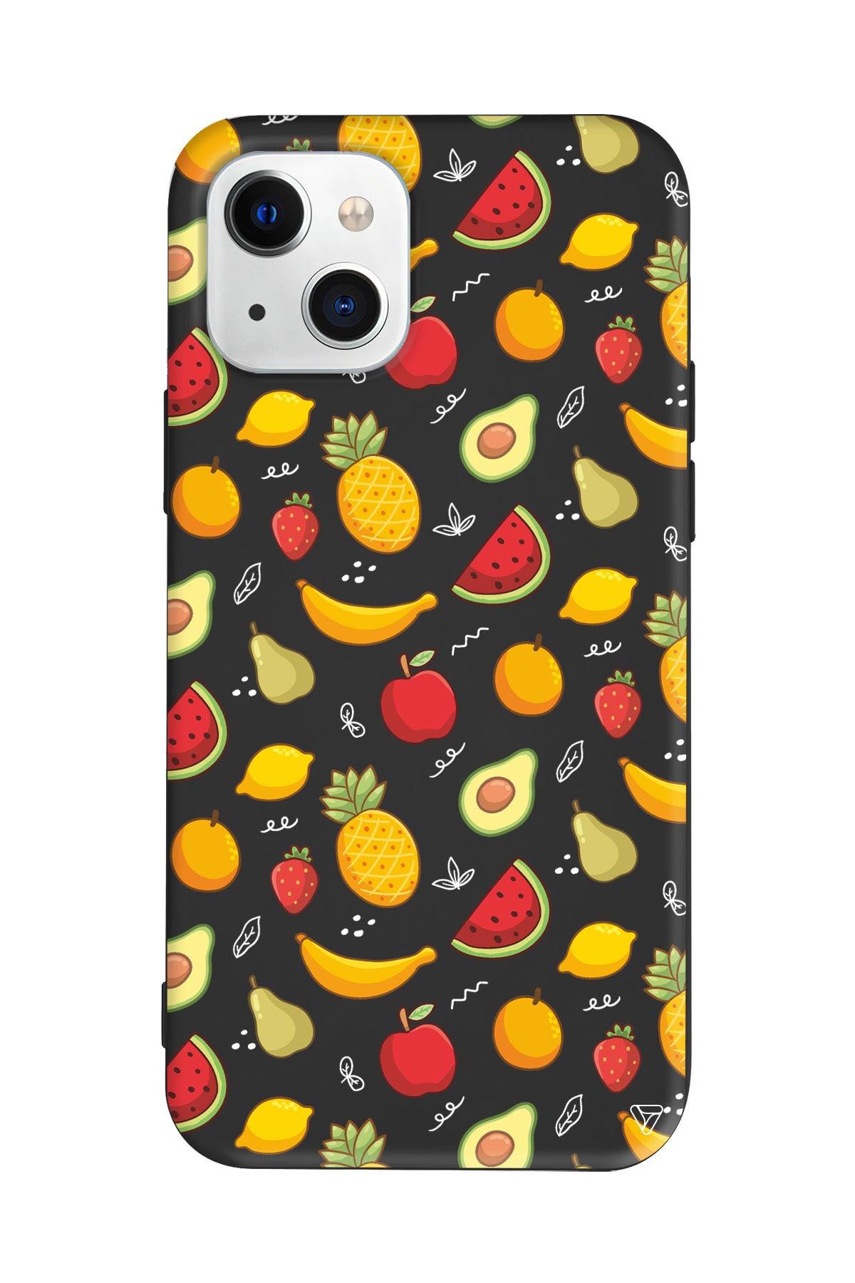 Minik Meyveler Lansman Model İçi Kadife Silikon Telefon Kılıfı – Plus Serisine Özel