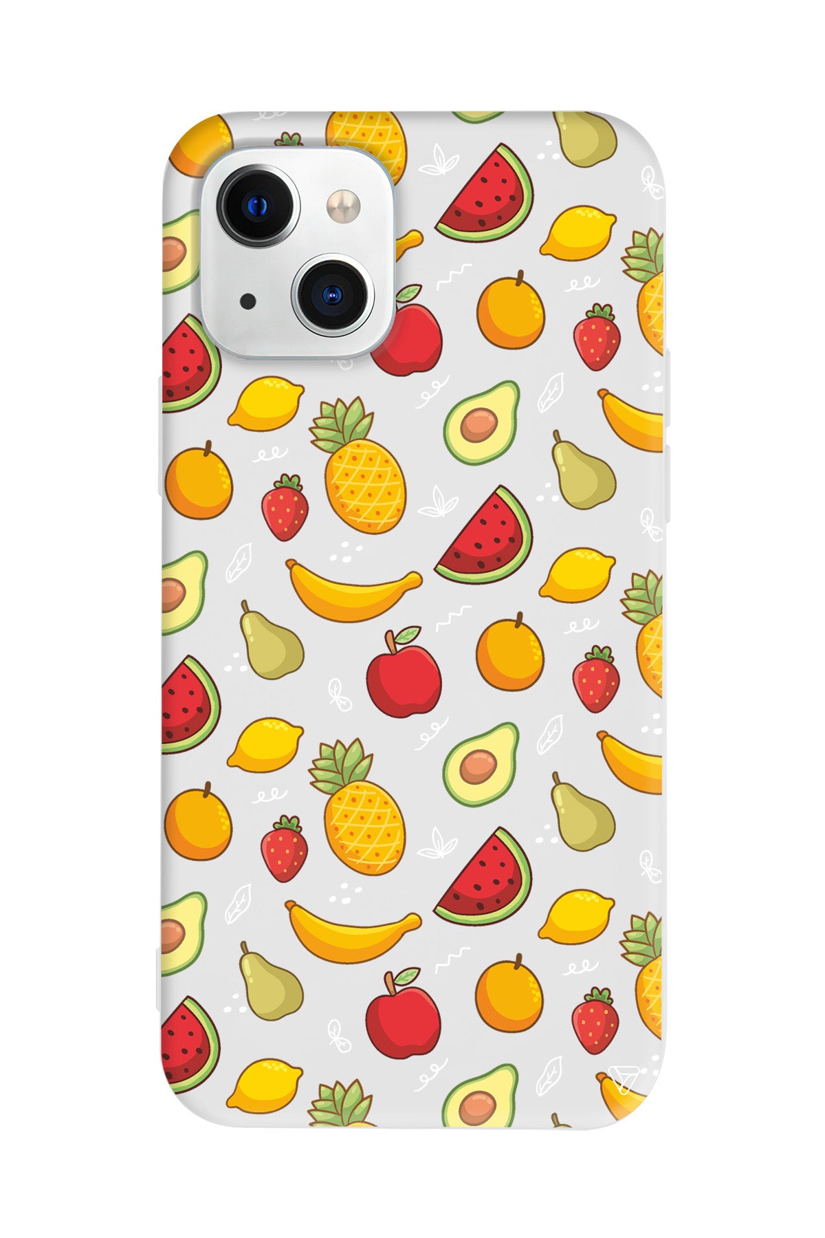 Minik Meyveler Lansman Model İçi Kadife Silikon Telefon Kılıfı – Plus Serisine Özel