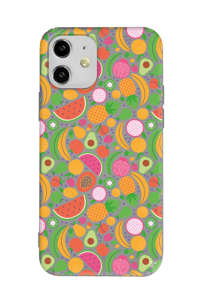 Minik Meyveler 2 Lansman Model İçi Kadife Silikon Telefon Kılıfı