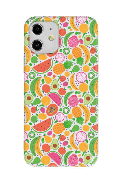 Minik Meyveler 2 Lansman Model İçi Kadife Silikon Telefon Kılıfı