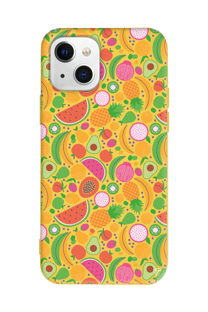 Minik Meyveler 2 Lansman Model İçi Kadife Silikon Telefon Kılıfı – Plus Serisine Özel