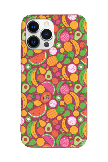 Minik Meyveler 2 Lansman Model İçi Kadife Silikon Telefon Kılıfı