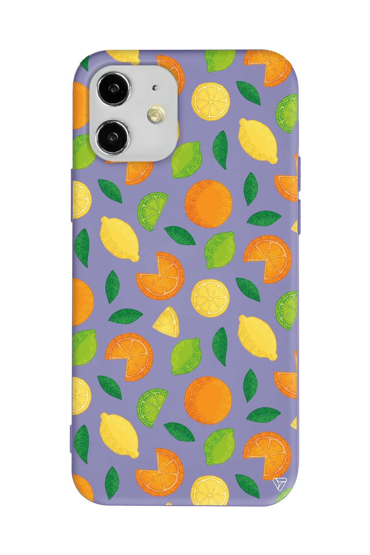 Portakal Limon Lansman Model İçi Kadife Silikon Telefon Kılıfı