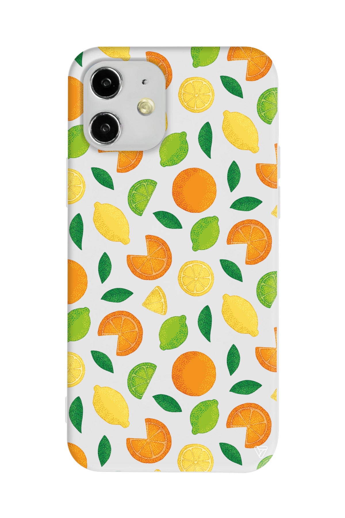 Portakal Limon Lansman Model İçi Kadife Silikon Telefon Kılıfı