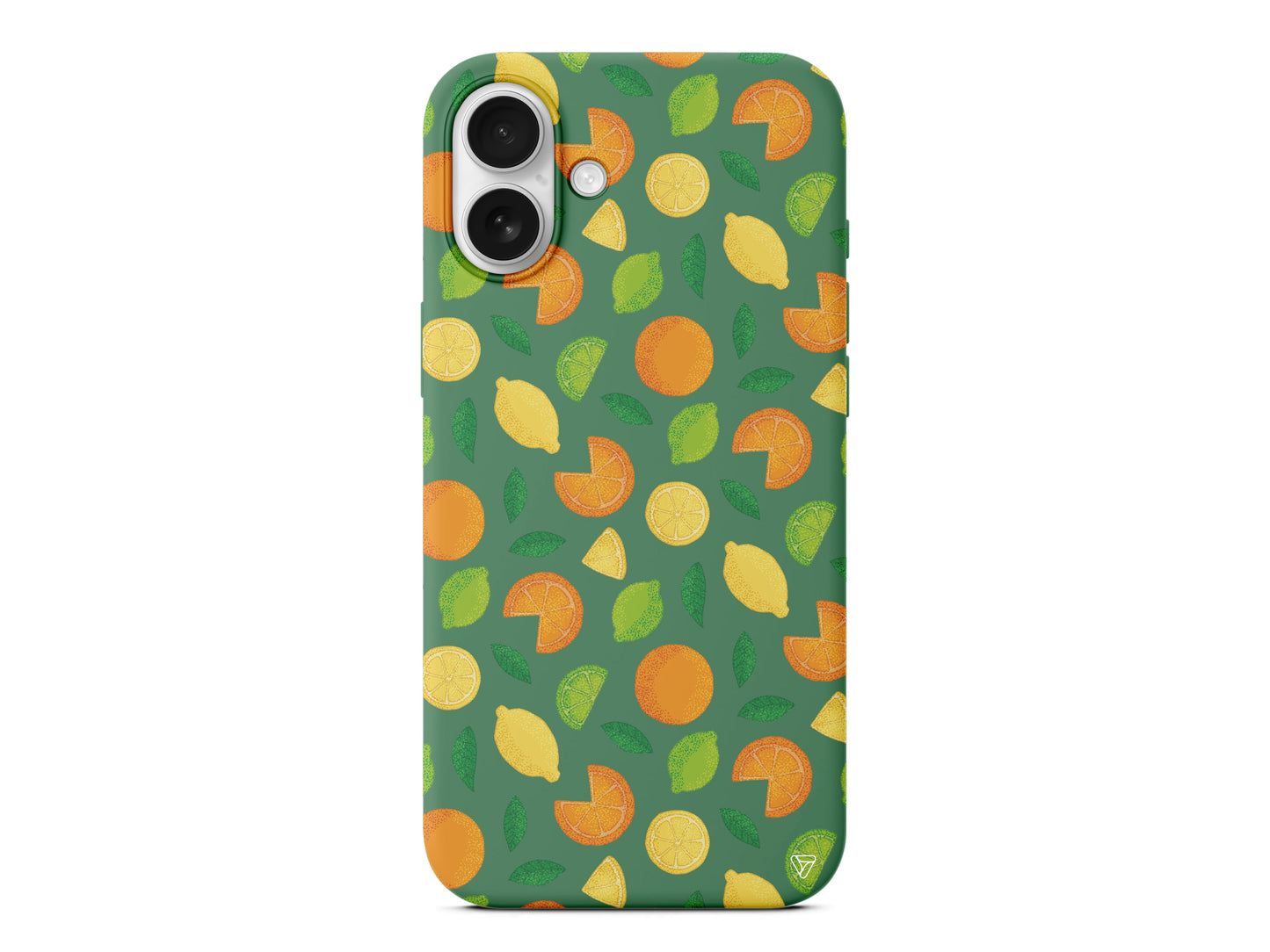 Portakal Limon Lansman Model İçi Kadife Silikon Telefon Kılıfı