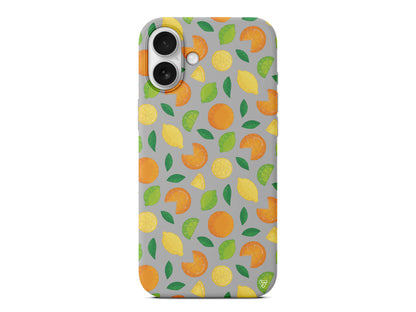 Portakal Limon Lansman Model İçi Kadife Silikon Telefon Kılıfı – Plus Serisine Özel