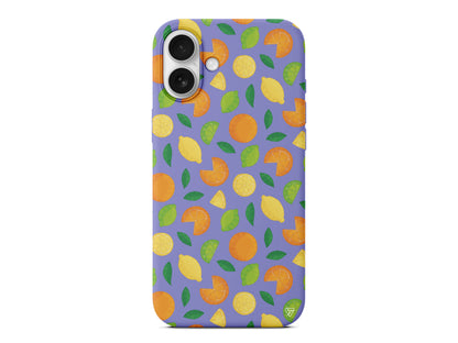 Portakal Limon Lansman Model İçi Kadife Silikon Telefon Kılıfı – Plus Serisine Özel