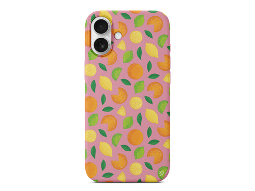 Portakal Limon Lansman Model İçi Kadife Silikon Telefon Kılıfı – Plus Serisine Özel