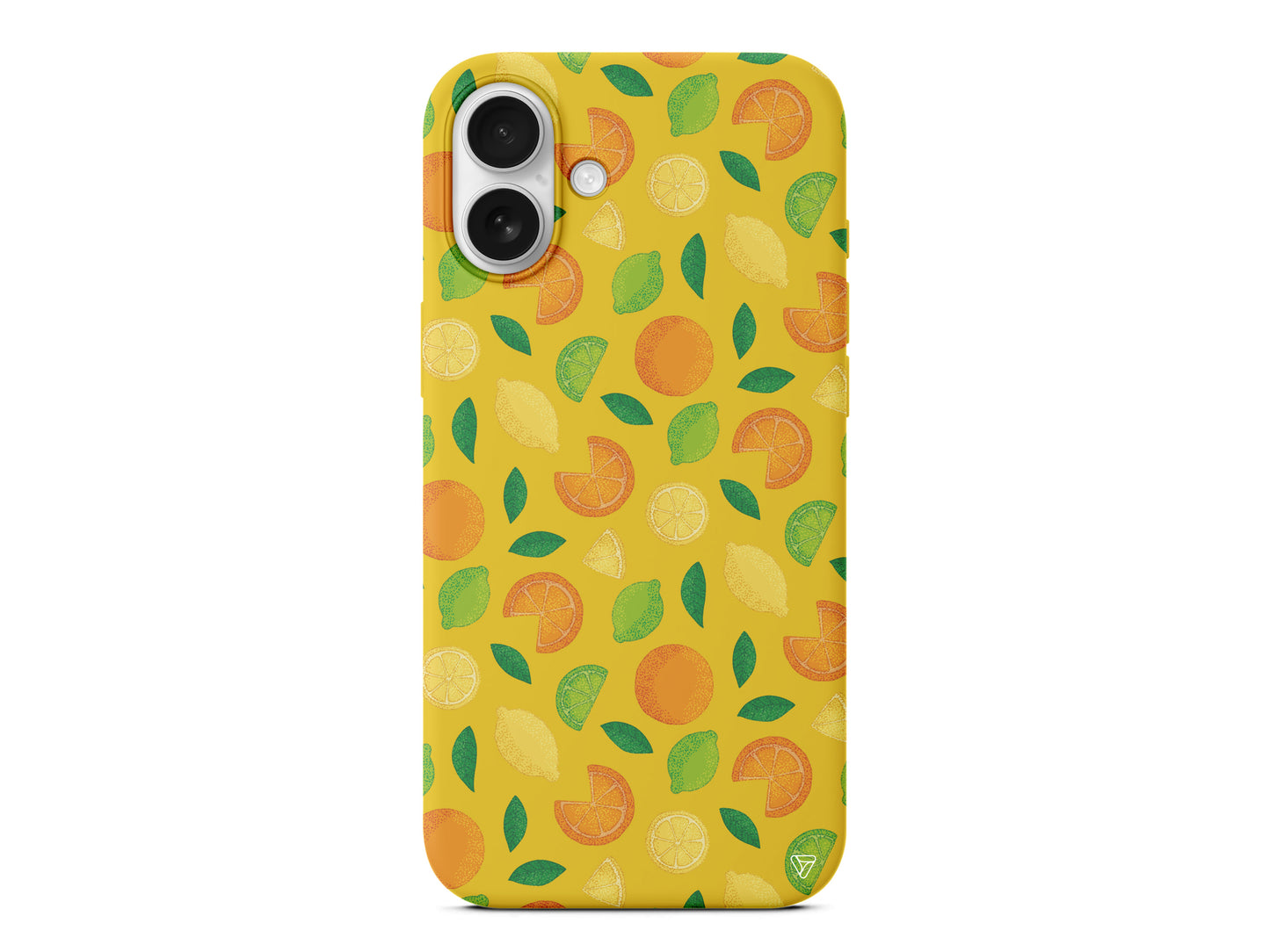 Portakal Limon Lansman Model İçi Kadife Silikon Telefon Kılıfı