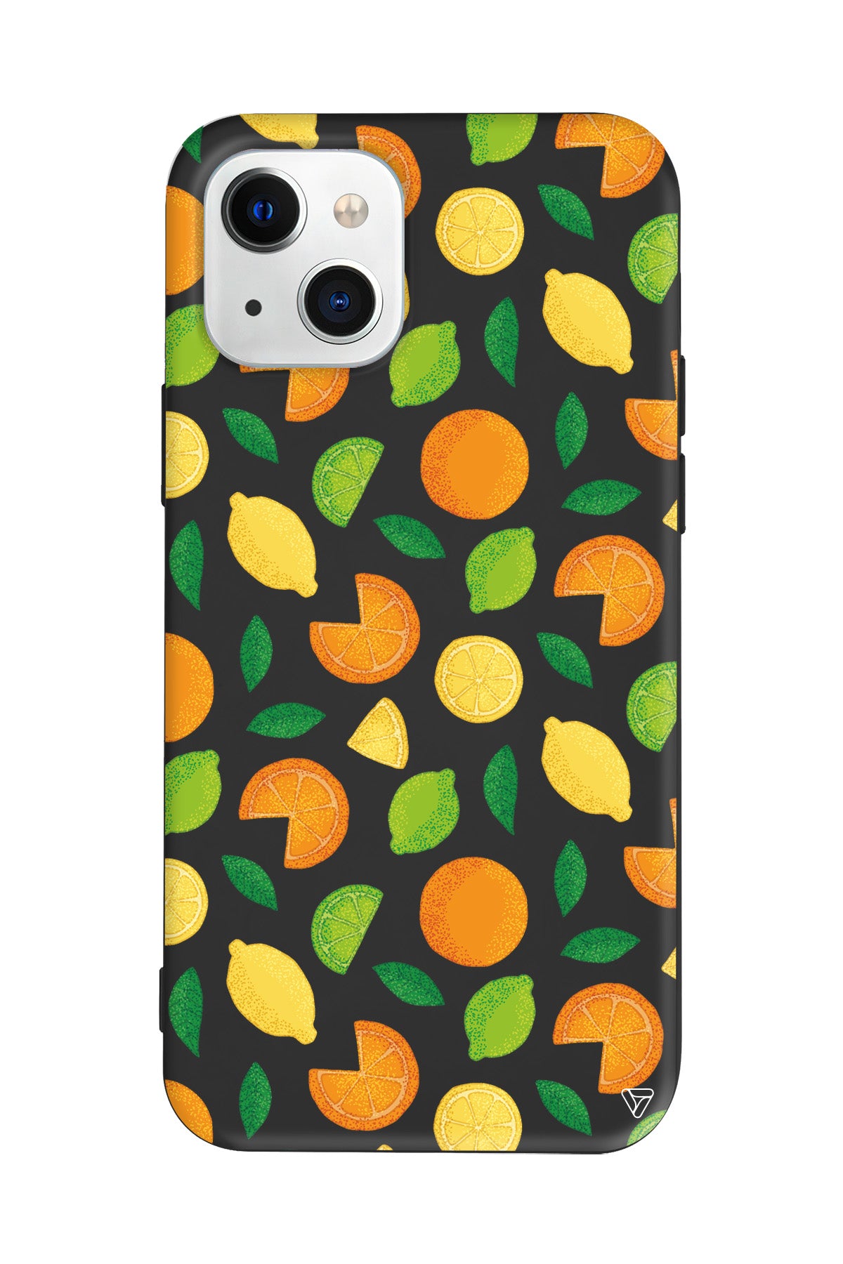 Portakal Limon Lansman Model İçi Kadife Silikon Telefon Kılıfı