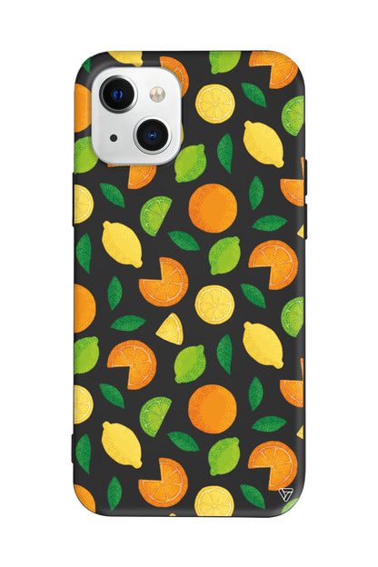 Portakal Limon Lansman Model İçi Kadife Silikon Telefon Kılıfı – Plus Serisine Özel