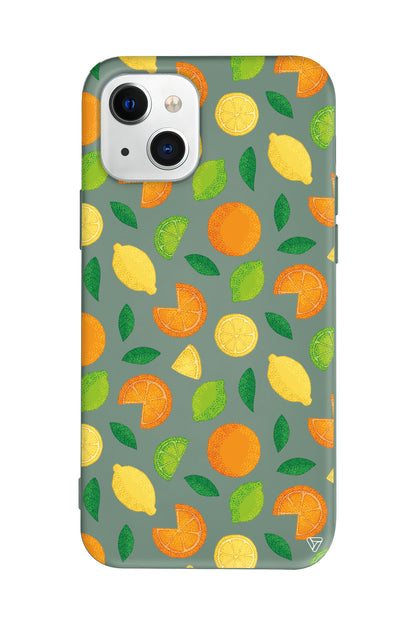 Portakal Limon Lansman Model İçi Kadife Silikon Telefon Kılıfı – Plus Serisine Özel